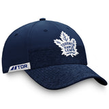 Men's Toronto Maple Leafs Fanatics Branded Blue Authentic Pro Locker Room 2-Tone Flex - Hat