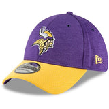 Men's New Era Purple/Gold Minnesota Vikings Sideline Home Official - 39THIRTY Flex Hat - Bleacher Bum Collectibles, Toronto Blue Jays, NHL , MLB, Toronto Maple Leafs, Hat, Cap, Jersey, Hoodie, T Shirt, NFL, NBA, Toronto Raptors