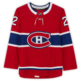Cole Caufield Montreal Canadiens Autographed adidas Red Authentic NHL Hockey Jersey