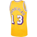 Wilt Chamberlain Los Angeles Lakers Mitchell & Ness 1971-72 Hardwood Classics Swingman Player Jersey - Gold