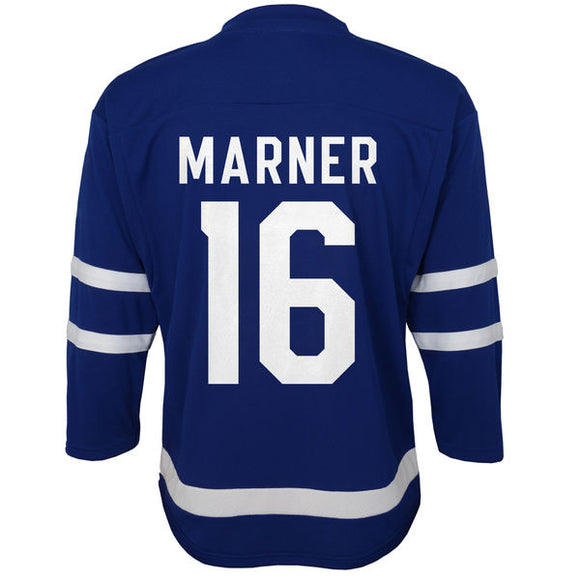 Youth Toronto Maple Leafs Mitch Marner Royal Premier Hockey Jersey - Multiple Sizes - Bleacher Bum Collectibles, Toronto Blue Jays, NHL , MLB, Toronto Maple Leafs, Hat, Cap, Jersey, Hoodie, T Shirt, NFL, NBA, Toronto Raptors