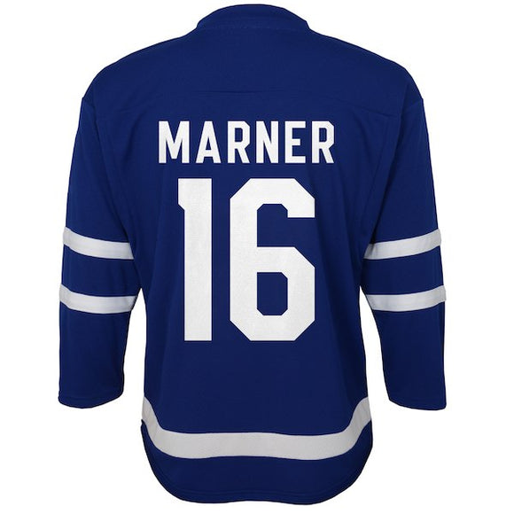 Preschool Toronto Maple Leafs Mitch Marner Royal Premier - Age 4-7 Jersey - Bleacher Bum Collectibles, Toronto Blue Jays, NHL , MLB, Toronto Maple Leafs, Hat, Cap, Jersey, Hoodie, T Shirt, NFL, NBA, Toronto Raptors