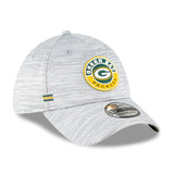 Men's New Era Gray Green Bay Packers 2020 NFL Sideline Official - 39THIRTY Flex Hat