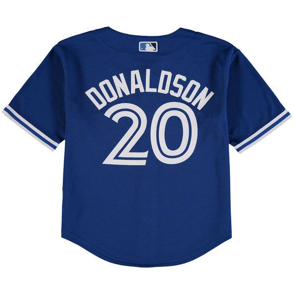 Josh Donaldson Toronto Blue Jays Youth Official Cool Base Player Jersey -  Royal
