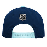 Youth Seattle Kraken NHL Hockey Deep Sea Blue/Light Blue Two-Tone Snapback Hat
