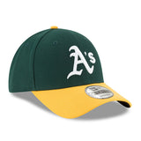 Oakland Althletics New Era Men's League 9Forty MLB Baseball Adjustable Hat - Green/Yellow