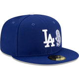Los Angeles Dodgers New Era Patchwork Undervisor 59FIFTY Fitted Hat - Royal