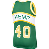 Men's Seattle SuperSonics Shawn Kemp Mitchell & Ness Green 1994-95 Hardwood Classics Swingman Jersey - Bleacher Bum Collectibles, Toronto Blue Jays, NHL , MLB, Toronto Maple Leafs, Hat, Cap, Jersey, Hoodie, T Shirt, NFL, NBA, Toronto Raptors