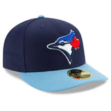 Men's Toronto Blue Jays New Era Navy Alternate 4 Authentic Collection On-Field Low Profile 59FIFTY Fitted Hat - Bleacher Bum Collectibles, Toronto Blue Jays, NHL , MLB, Toronto Maple Leafs, Hat, Cap, Jersey, Hoodie, T Shirt, NFL, NBA, Toronto Raptors