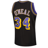 Men's Mitchell & Ness Shaquille O'Neal Black Los Angeles Lakers - Lost on Mars Reload Swingman Jersey