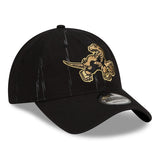 Men's New Era Black Toronto Raptors 2021/22 City Edition Official 9TWENTY Adjustable Hat