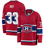 Men's Montreal Canadiens Patrick Roy Fanatics Branded Red Premier Breakaway Retired - Player Jersey