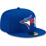 Toronto Blue Jays New Era Patchwork Undervisor 59FIFTY Fitted Hat - Royal