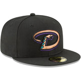 Arizona Diamondbacks New Era Cooperstown Collection Wool - 59FIFTY Fitted Hat - Black