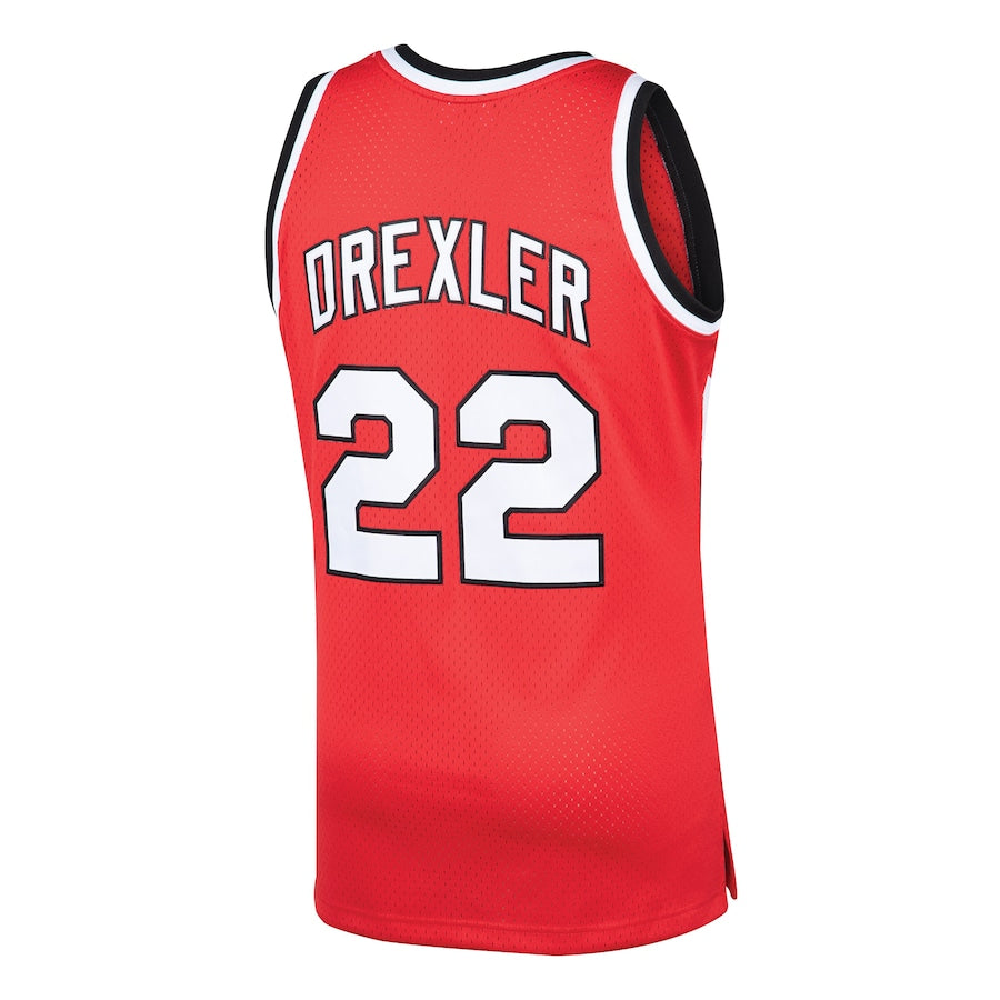 Men's Portland Trail Blazers Clyde Drexler Mitchell Ness Red