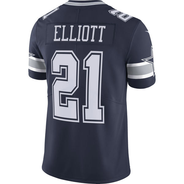 Men's Dallas Cowboys Ezekiel Elliott Nike Navy Vapor Untouchable Limit –  Bleacher Bum Collectibles