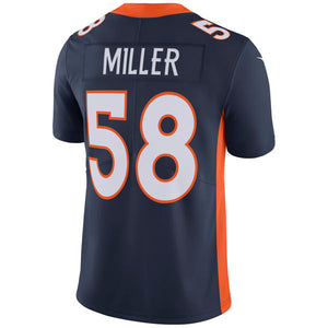 Men's Denver Broncos Von Miller Nike Navy Vapor Untouchable Limited Player NFL Jersey - Bleacher Bum Collectibles, Toronto Blue Jays, NHL , MLB, Toronto Maple Leafs, Hat, Cap, Jersey, Hoodie, T Shirt, NFL, NBA, Toronto Raptors