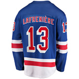 Alexis Lafrenière New York Rangers Fanatics Branded Premier Breakaway Player Jersey - Blue