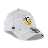 Men's New Era Gray Pittsburgh Steelers 2020 NFL Sideline Official - 39THIRTY Flex Hat