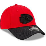 Kansas City Chiefs New Era 2021 NFL Sideline Road - 9FORTY Snapback Adjustable Hat - Red/Black