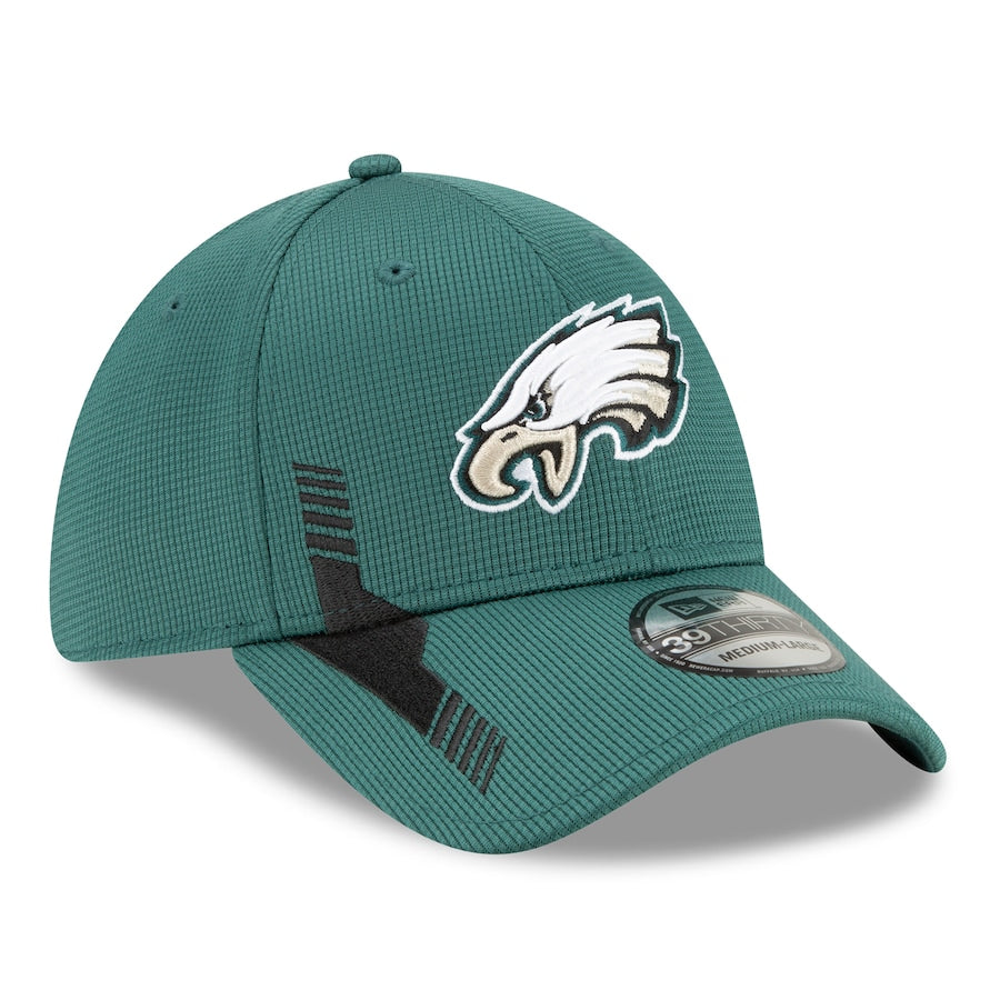 Men's Philadelphia Eagles New Era Midnight Green 2021 NFL Sideline Hom ...