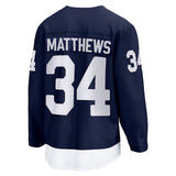 Auston Matthews Toronto Maple Leafs Fanatics Branded 2022 NHL Heritage Classic - Breakaway Player Jersey - Navy