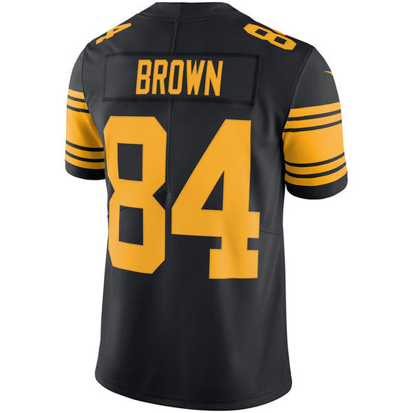 Men s Pittsburgh Steelers Antonio Brown Nike Black Vapor