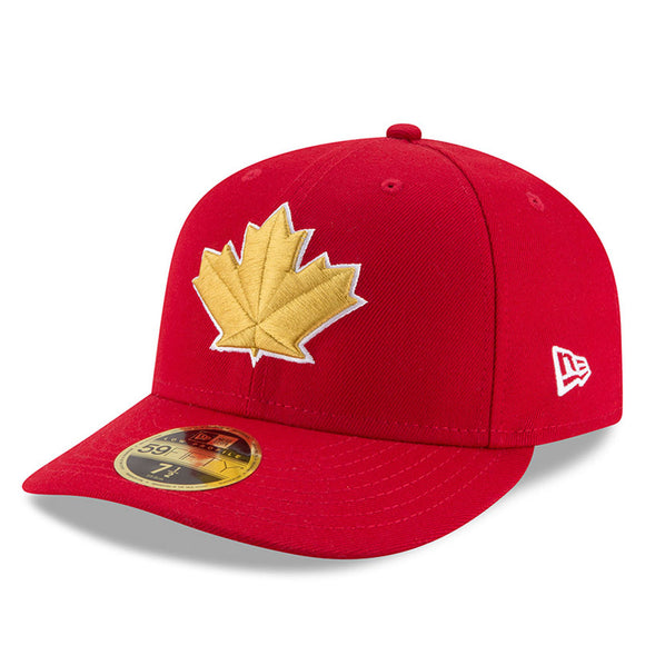 Men's Toronto Blue Jays New Era Red 2018 Stars & Stripes 4th of July On-Field Low Profile 59FIFTY Fitted Hat - Bleacher Bum Collectibles, Toronto Blue Jays, NHL , MLB, Toronto Maple Leafs, Hat, Cap, Jersey, Hoodie, T Shirt, NFL, NBA, Toronto Raptors