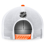 Philadelphia Flyers Fanatics Branded 2022 NHL Draft Authentic Pro On Stage Trucker Adjustable Hat - Black/White