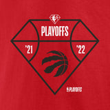 Toronto Raptors Fanatics Branded 2022 NBA Basketball Playoffs - Tip Off T-Shirt - Red