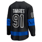 Men's Toronto Maple Leafs John Tavares Fanatics Branded Black - Alternate Premier Breakaway Reversible Player Jersey