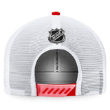 Washington Capitals Fanatics Branded 2022 NHL Draft Authentic Pro On Stage Trucker Adjustable Hat - Navy/White