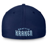 Men's Seattle Kraken Fanatics Branded Deep Sea Blue Primary Logo Flex Hat