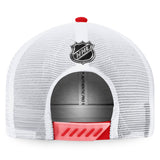 Men's Minnesota Wild Fanatics Branded Green/White 2022 NHL Draft Authentic Pro On Stage Trucker Adjustable Hat