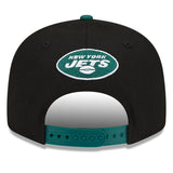 Men's New York Jets New Era Black/Green 2022 NFL Draft 9FIFTY Snapback Adjustable Hat