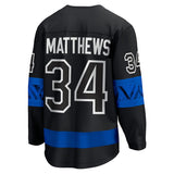 Men's Toronto Maple Leafs Auston Matthews Fanatics Branded Black - Alternate Premier Breakaway Reversible Player Jersey