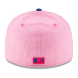 Men's New Era Pink/Royal Toronto Blue Jays 2018 Mother's Day On-Field 59FIFTY Low Profile Fitted Hat - Bleacher Bum Collectibles, Toronto Blue Jays, NHL , MLB, Toronto Maple Leafs, Hat, Cap, Jersey, Hoodie, T Shirt, NFL, NBA, Toronto Raptors