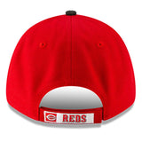Cincinnati Reds Road New Era Men's League 9Forty MLB Baseball Adjustable Hat - Red