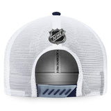Nashville Predators Fanatics Branded 2022 NHL Draft Authentic Pro On Stage Trucker Adjustable Hat - Gold/White