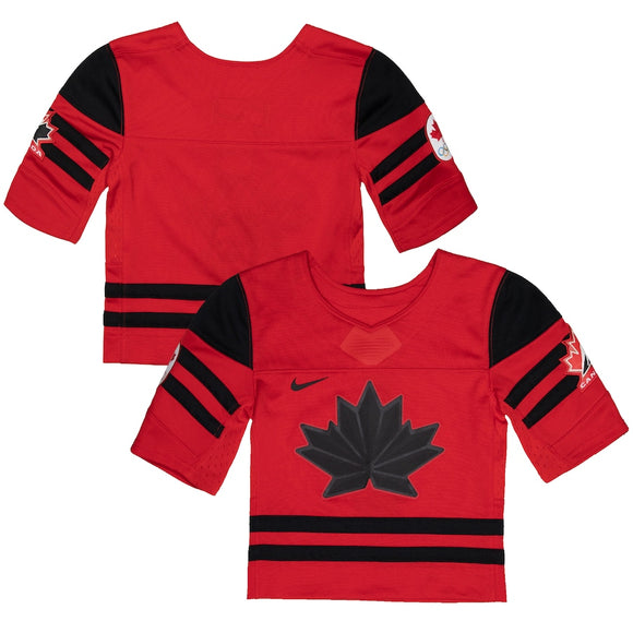 2022 Team Canada Nike Hockey Olympic Red Replica Youth Jersey - Multiple Sizes