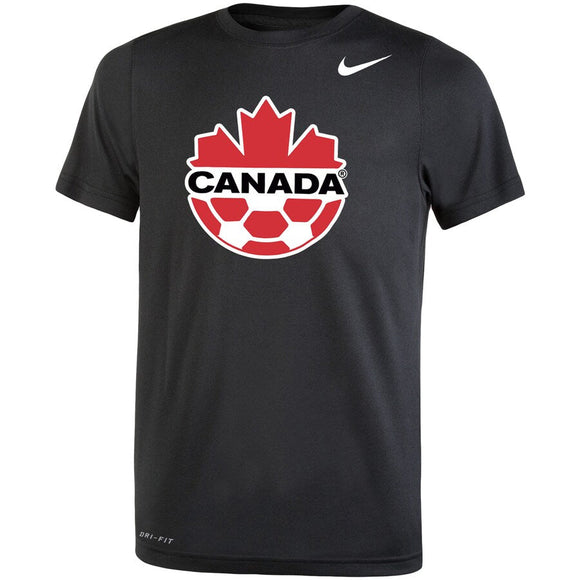 Men's Nike Black Canada Soccer - Legend Dri-Fit 2.0 Performance T-Shirt