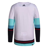 Men's Seattle Kraken Adidas White Away Authentic Pro - Blank Hockey Jersey