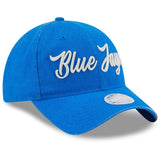 Women's Toronto Blue Jays New Era Royal Script 9TWENTY Adjustable Hat