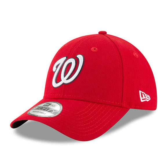 Washington Nationals New Era Men's League 9Forty MLB Baseball Adjustable Hat - Red