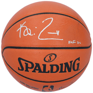 Kevin Garnett Minnesota Timberwolves/Boston Celtics Autographed Spalding Indoor/Outdoor Basketball with "HOF 20" Inscription