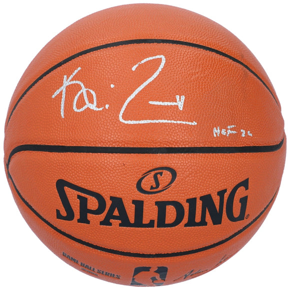 Kevin Garnett Minnesota Timberwolves/Boston Celtics Autographed Spalding Indoor/Outdoor Basketball with 