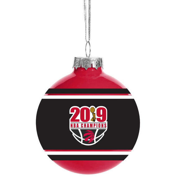 Toronto Raptors Basketball 2019 NBA Champions Glass Ball Christmas Tree Ornament - Bleacher Bum Collectibles, Toronto Blue Jays, NHL , MLB, Toronto Maple Leafs, Hat, Cap, Jersey, Hoodie, T Shirt, NFL, NBA, Toronto Raptors