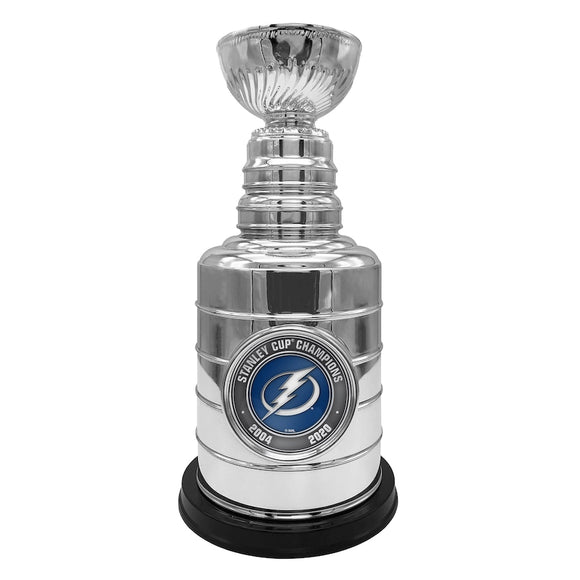 Tampa Bay Lightning NHL Hockey 2-Time Stanley Cup Champions 8'' Replica Trophy