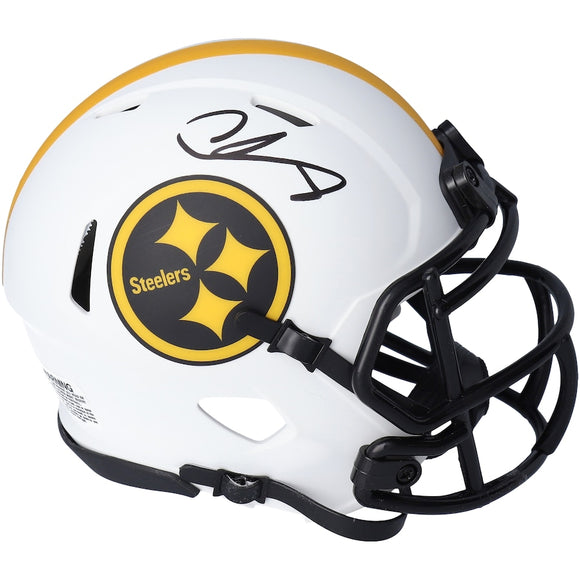 Chase Claypool Pittsburgh Steelers Autographed Riddell Lunar Eclipse Alternate Speed Mini Helmet