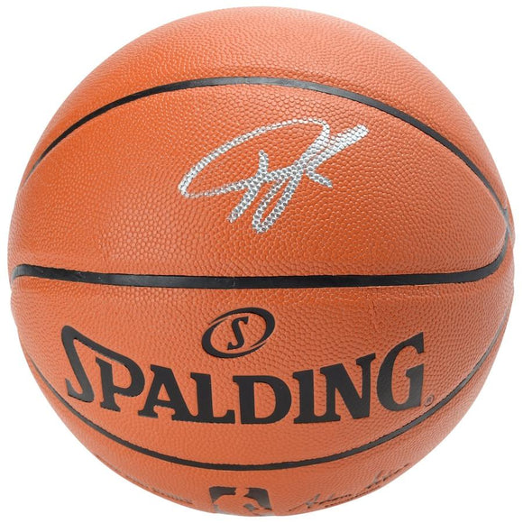 Giannis Antetokounmpo Milwaukee Bucks Autographed Spalding Indoor/Outdoor Basketball - Silver Ink